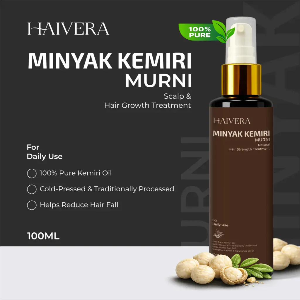 Ilustrasi artikel Apakah Minyak Kemiri Benar-Benar Bisa Menumbuhkan Rambut?